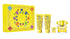 Eau de Toilette Spray (3oz/90ml): A sparkling floral-woody fragrance that exudes confidence and femininity. Shower Gel (3.4oz/100ml): A refreshing shower gel that gently cleanses and leaves skin delicately scented. Body Lotion (3.4oz/100ml): A hydrat