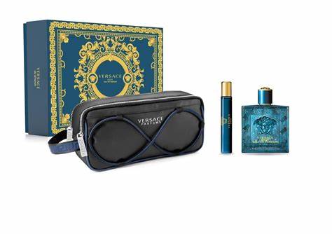 Versace Eros Eau De Parfum Gift Set For Men