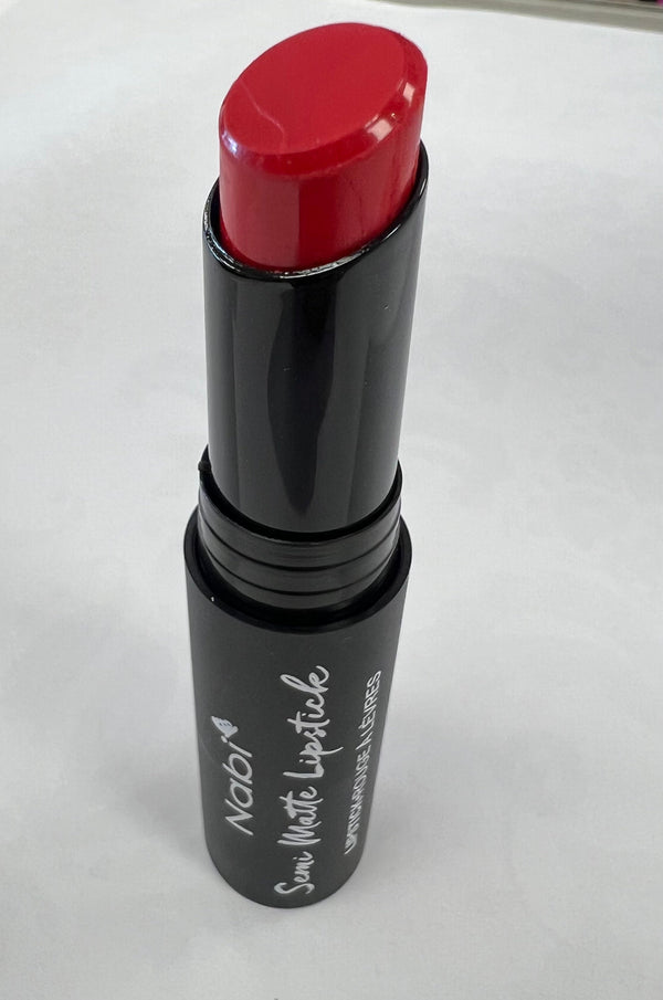 Semi Matte Bright Red Lipstick
