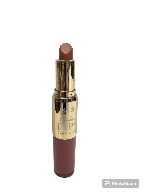 Amuse USA Long Lasting Duo Mocha Lipstick