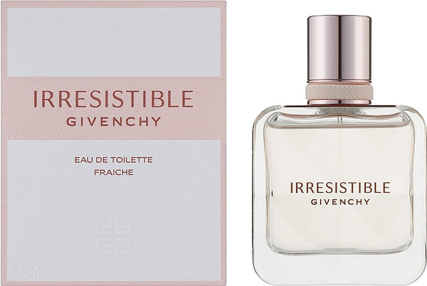 Givenchy Irresistible perfume bottle and packaging on a white background