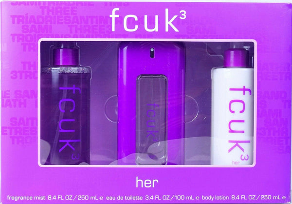 Fcuk 3 for her Gift Set