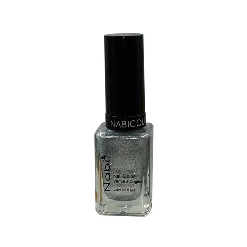 NP89 - NABI 5 Nail Polish Metallic Silver