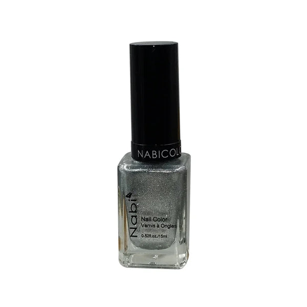 NP89 - NABI 5 Nail Polish Metallic Silver